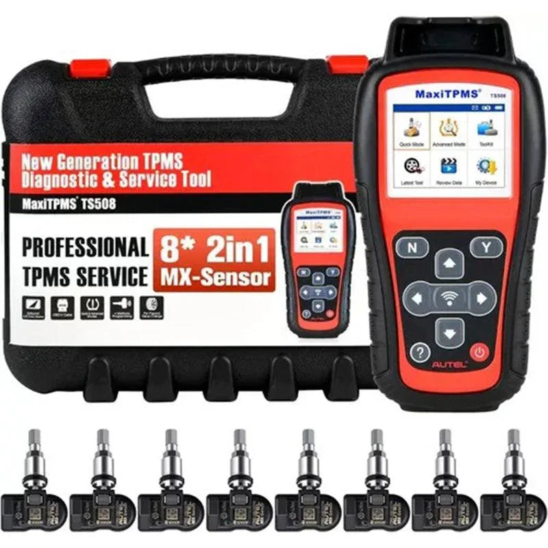 Escaner Autel Maxitpms Ts508 Tpms + 8 Sensores De Regalo - Autel