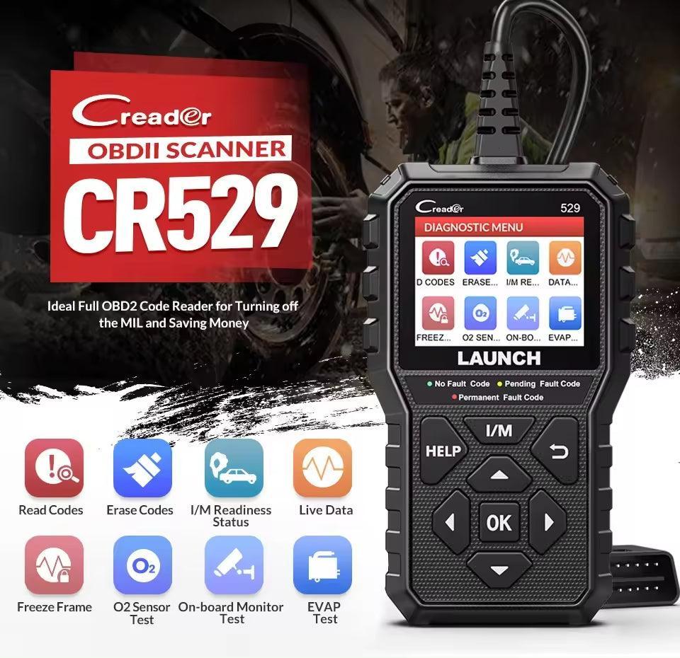 Escaner Launch Creader Cr529 Obd2 Diagnostico Automotriz