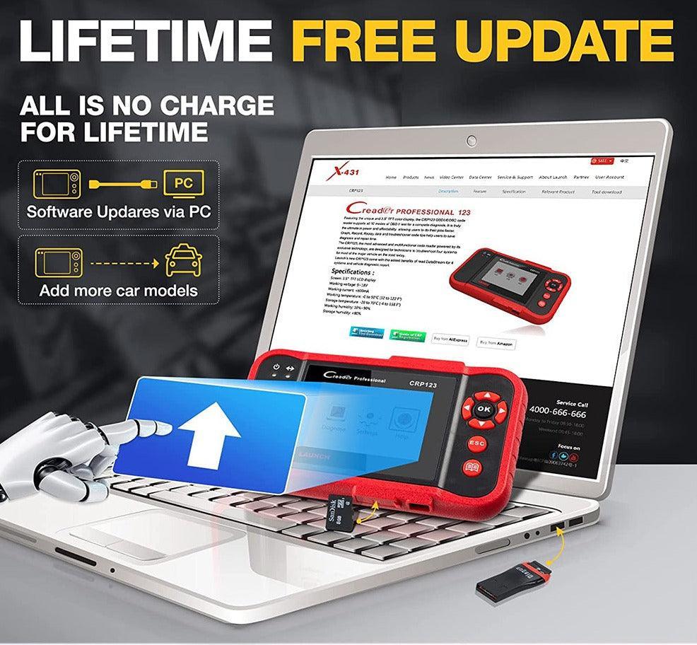 Escaner Launch Creader Crp123 Profesional Abs/airbag