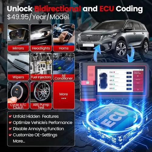 Escaner Thinkcar Obd2 Bidireccional Codificación Ecu