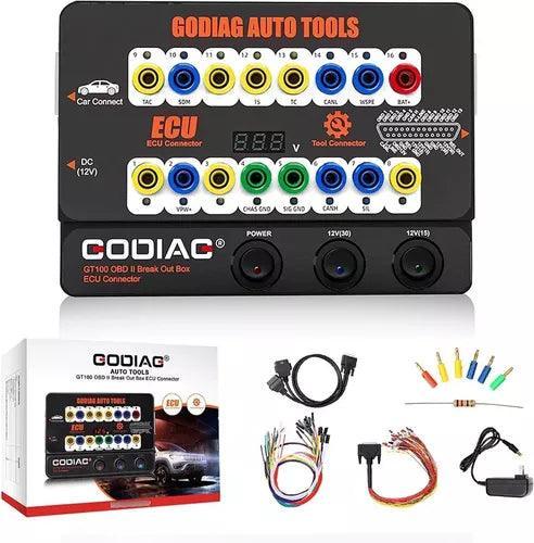 Godiag Gt100 Conector De Ecu Automotriz Obd2 Y Multifuncion - Godiag