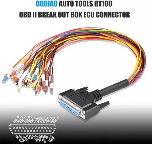 Godiag Gt100 Conector De Ecu Automotriz Obd2 Y Multifuncion