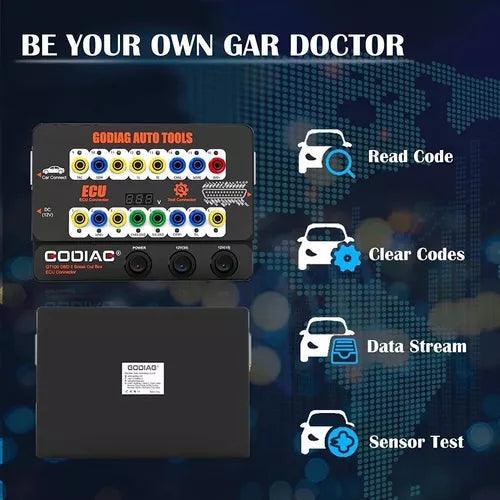 Godiag Gt100 Conector De Ecu Automotriz Obd2 Y Multifuncion