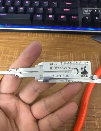 Kit De 5 Ganzuas Lishi Para Cerrajero Automotriz A Eleccion