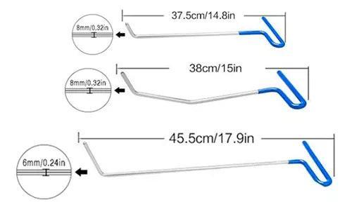 Kit Sacabollo De 9 Varillas De Acero Mas Martillo De Regalo