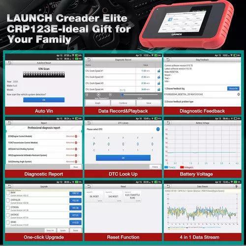 Scanner Automotriz Launch Creader Crp123e Original 2024