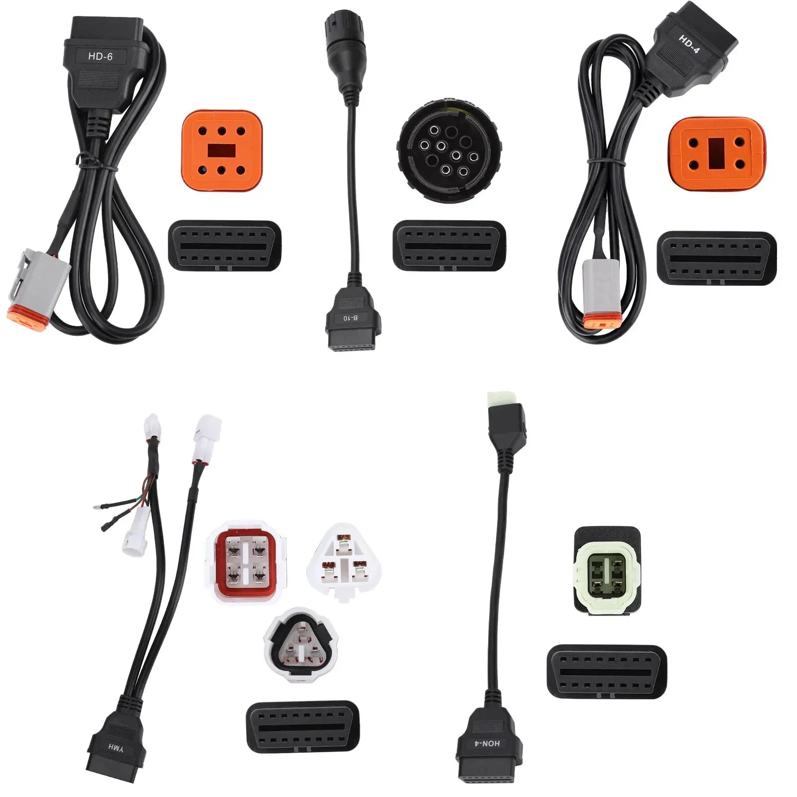 Kit de adaptadores para motocicletas para launch x431 pro3s