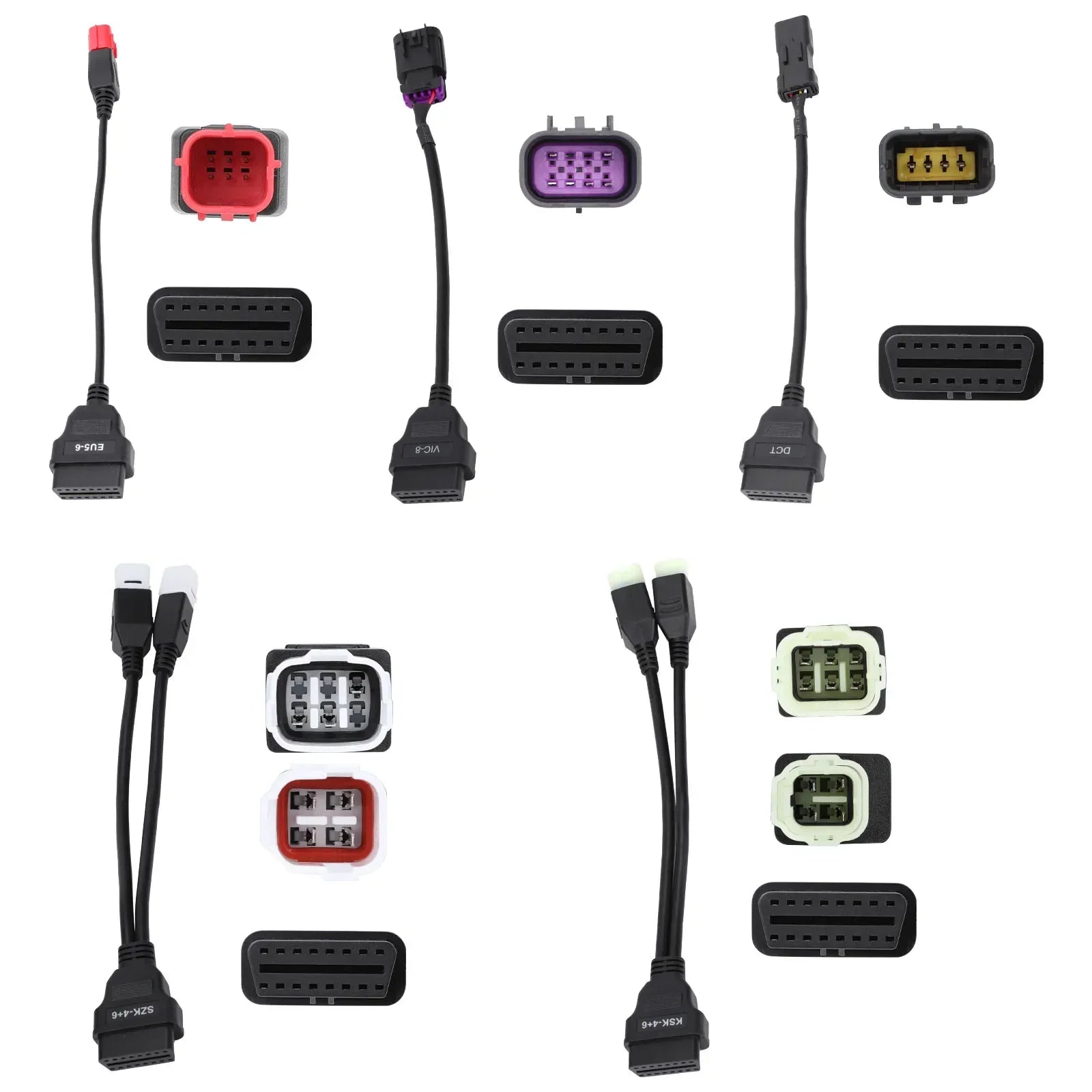 Kit de adaptadores para motocicletas para launch x431 pro3s