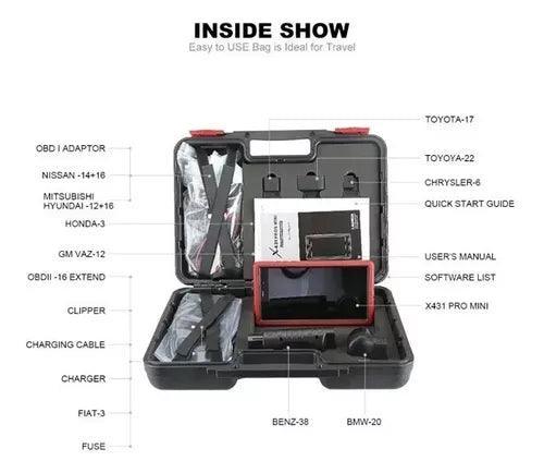 Launch X431 Pros Mini Automotriz Con 2 Años De Actualización