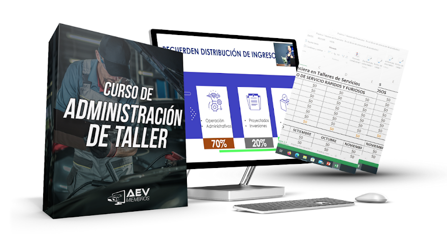 ADMINISTRACION DE TALLER — curso automotriz online