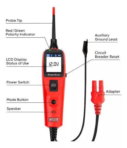 Punta Logica Ps100 Autel Probador De Circuito Automotriz