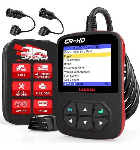 Scanner De Camión Launch Hd Diagnostico Automotriz 2 En 1