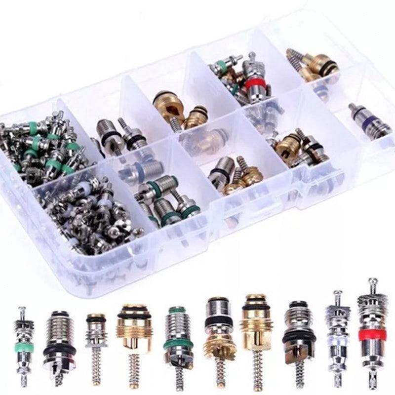 Aire Acondicionado 100pcs De Válvula Surtidas A/c Automotriz - HERRAMIENTAS AUTOMOTRIZ