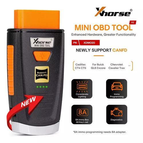 Xhorse Mini Obd2 V2 Para Llave Automotriz Vvdi Max 2024
