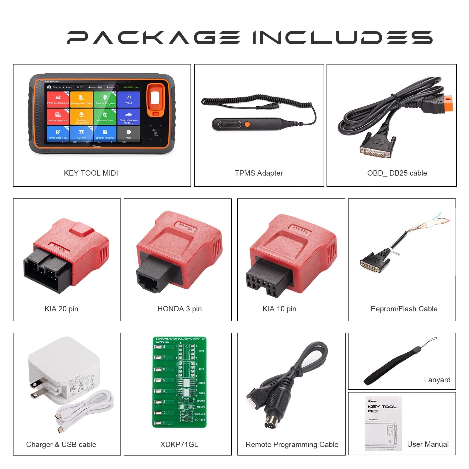 Xhorse Vvdi Key Tool Midi Con Función Immo Y Tpms