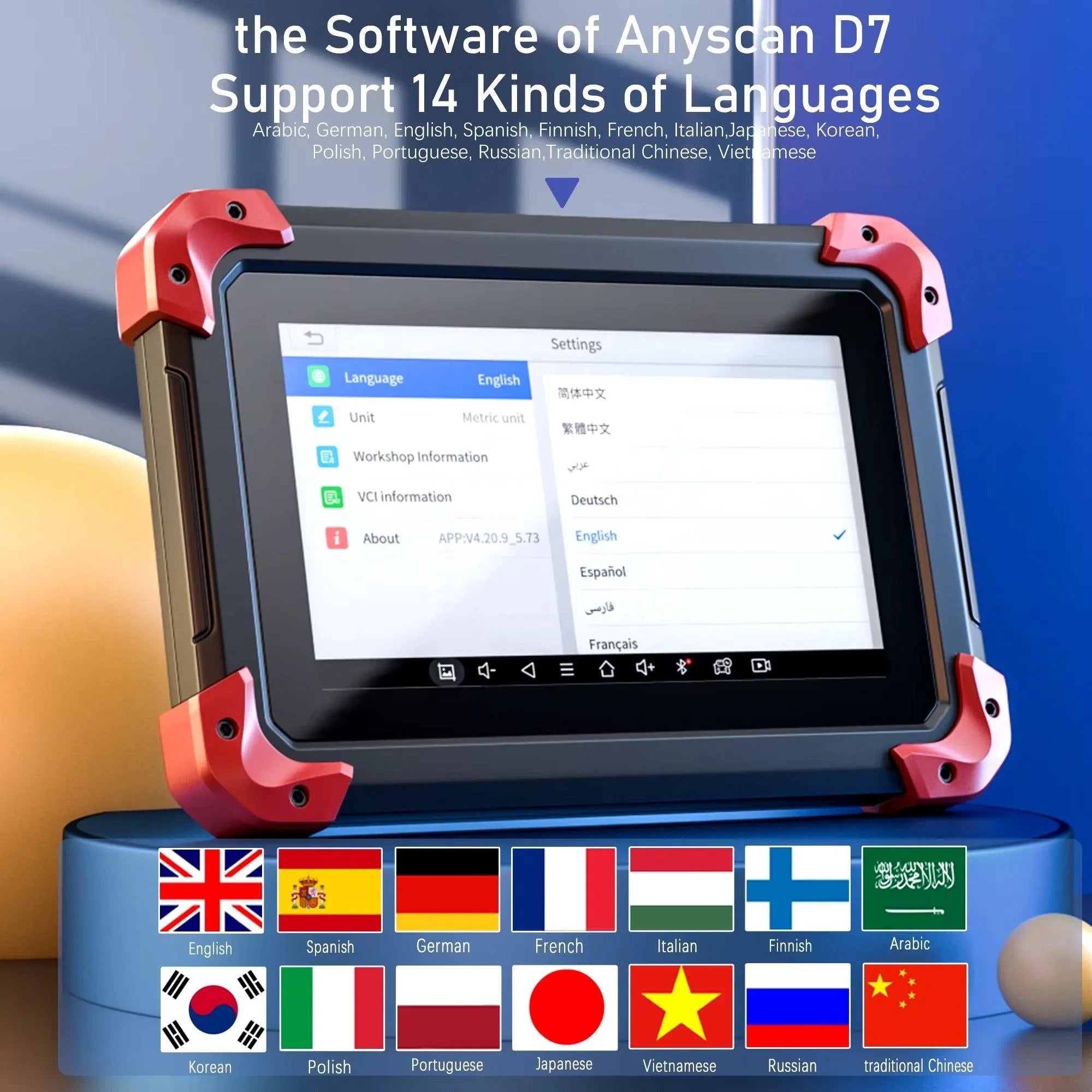 XTOOL D7 Escáner Automotriz y Programador de Llaves Profesional